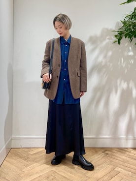 Ishii_TOMORROWLANDさん（レディース・165cm）の秋コーディネート