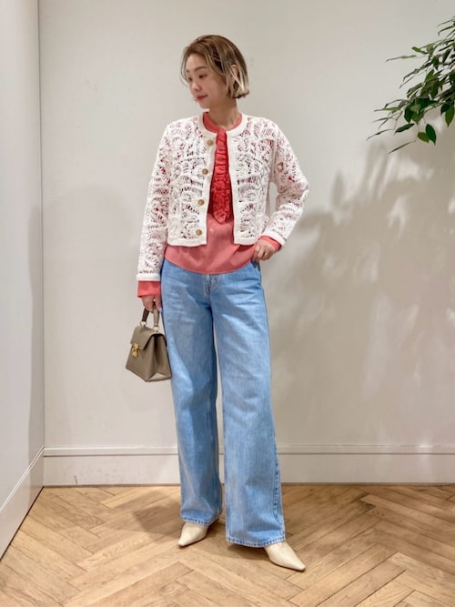 デニム ワイドストレートパンツ（デニムパンツ）｜TOMORROWLAND