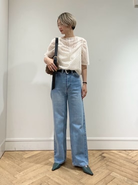 「MACPHEE（マカフィー）のアイテム」を使った、Ishii_TOMORROWLANDさん（レディース・165cm）の夏コーディネート
