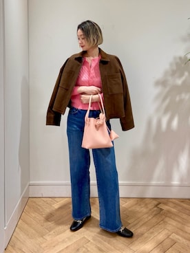 「MACPHEE（マカフィー）のアイテム」を使った、Ishii_TOMORROWLANDさん（レディース・165cm）の冬コーディネート