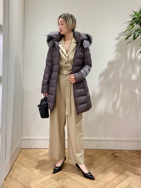 「アイテム（つなぎ/オールインワン）」を使った、Ishii_TOMORROWLANDさん（レディース・165cm）の秋コーディネート