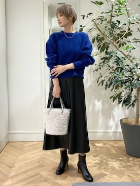 Ishii_TOMORROWLANDさん（レディース・165cm）の冬コーディネート