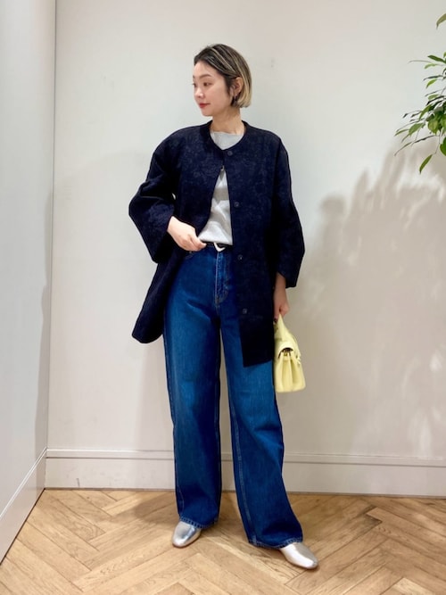 デニム ワイドストレートパンツ（デニムパンツ）｜TOMORROWLAND