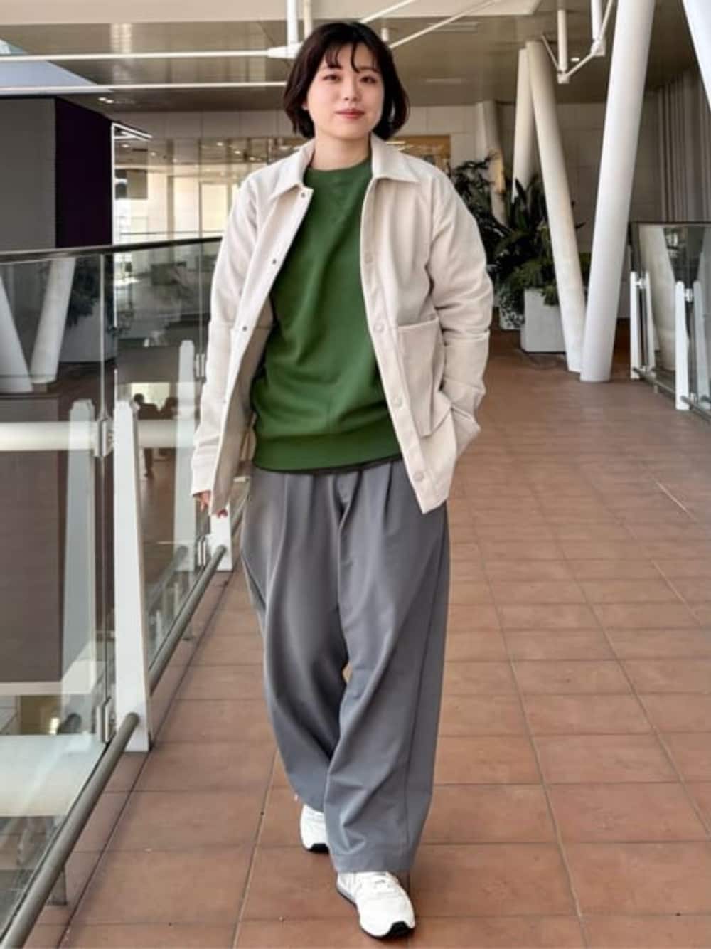 NEW BALANCE（ニューバランス）の「NB GREY ワイド パンツ（スラックス