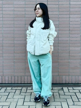 「アイテム（ジャケット/アウター）」を使った、New Balanceさん（レディース・159cm）の冬コーディネート