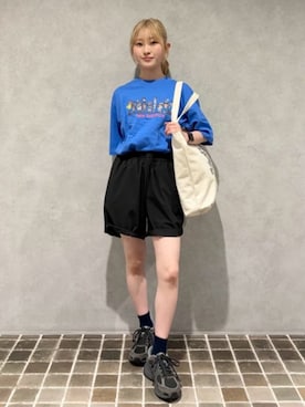 「NEW BALANCE（ニューバランス）のAbzorb 2010（スニーカー、グレー系）」を使った、New Balanceさん（レディース・153cm）の春コーディネート