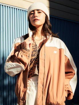 「NEW BALANCE（ニューバランス）のアイテム（その他アウター）」を使った、New Balanceさん（レディース・167cm）の春コーディネート