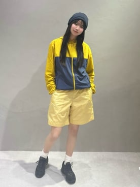 「アイテム（ナイロンジャケット）」を使った、New Balanceさん（レディース・163cm）の秋コーディネート