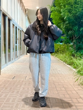 「アイテム（ジャケット/アウター）」を使った、New Balanceさん（レディース・165cm）の冬コーディネート