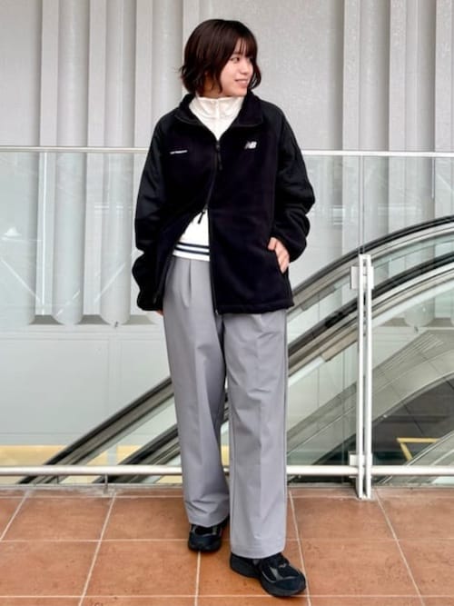 セール】NB GREY ワイド パンツ（スラックス）｜New Balance