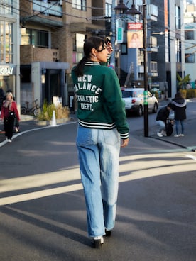 「NEW BALANCE（ニューバランス）のアイテム（その他アウター）」を使った、New Balanceさん（レディース・167cm）の春コーディネート