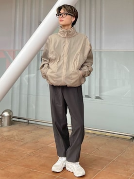 「NEW BALANCE（ニューバランス）の204L（スニーカー、ベージュ系）」を使った、New Balanceさん（レディース・153cm）の春コーディネート