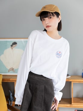 「NEWBALANCE」｜「アイテム（帽子）」を使った、New Balanceさん（レディース・168cm）の秋コーディネート