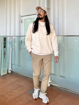 「オトナカジュアル」｜New Balanceさん（メンズ・174cm）の冬コーディネート