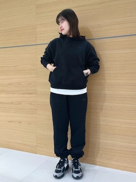 「アイテム（インソール/シューズクッション）」を使った、New Balanceさん（レディース・160cm）の冬コーディネート