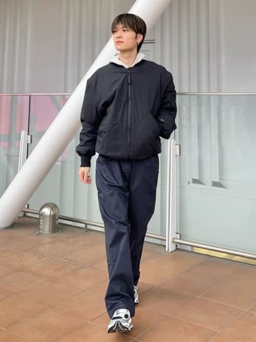 NB GREY ボンバージャケット（ブルゾン）｜New Balance