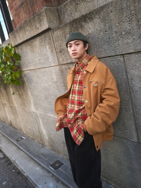 「NEW BALANCE（ニューバランス）のアイテム（その他アウター）」を使った、New Balanceさん（メンズ・172cm）の冬コーディネート