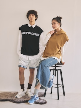 「スニーカー好きと繋がりたい」｜New Balanceさん（レディース・168cm）の秋コーディネート