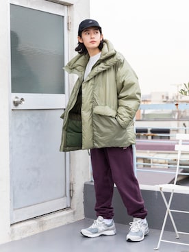 「NEW BALANCE（ニューバランス）のアイテム（ジャケット/アウター）」を使った、New Balanceさん（メンズ・176cm）の秋コーディネート