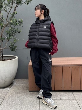 「アイテム（スウェットパンツ）」を使った、New Balanceさん（レディース・150cm）の秋コーディネート