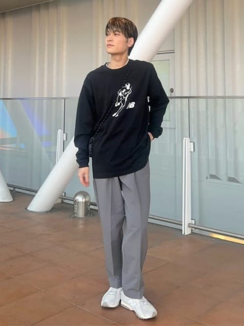 セール】NB Grey テーパード パンツ（スラックス）｜New Balance