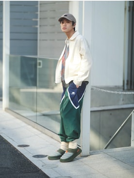 「NEW BALANCE（ニューバランス）のアイテム（その他アウター）」を使った、New Balanceさん（メンズ・172cm）の冬コーディネート