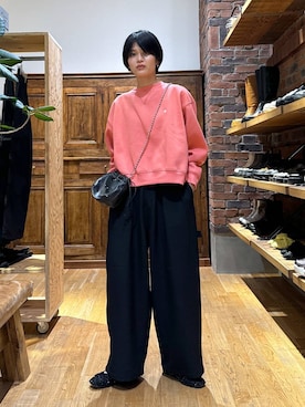 「アイテム（スウェット）」を使った、もずさん（レディース・165cm・20代）の秋コーディネート