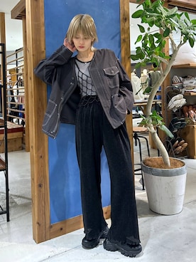 「アイテム（その他トップス）」を使った、もずさん（レディース・165cm・20代）の春コーディネート