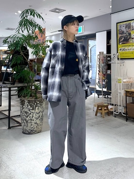 「アイテム（キャップ）」を使った、もずさん（メンズ・165cm・20代）の春コーディネート