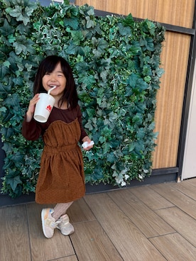 「アイテム（ワンピース/ドレス）」を使った、IRO⭐️SHIさん（キッズ・120cm）の冬コーディネート