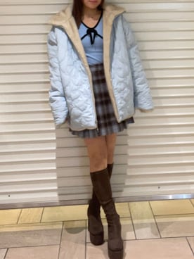 「アイテム（その他アウター）」を使った、sayakaさん（レディース・154cm）の秋コーディネート