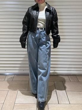 sayakaさん（レディース・154cm）の冬コーディネート