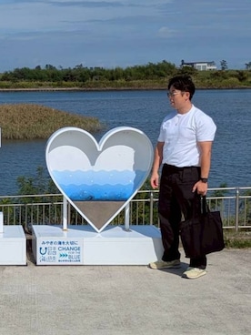 「UNITED ARROWS（ユナイテッドアローズ）のアイテム（チノパンツ）」を使った、massa0602さん（メンズ・169cm）の秋コーディネート