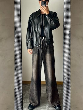 桜さん（メンズ・177cm）の冬コーディネート