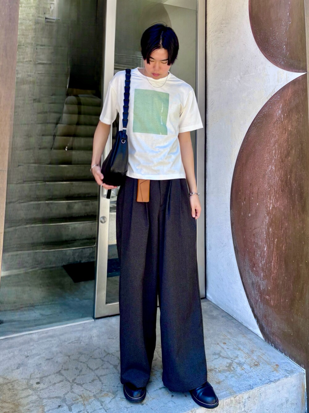 桜介｜SINSSのスラックスを使ったコーディネート - WEAR
