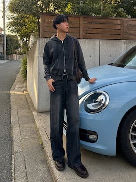 「KLEMAN（クレマン）のアイテム」を使った、Ousukeさん（メンズ・177cm）の秋コーディネート