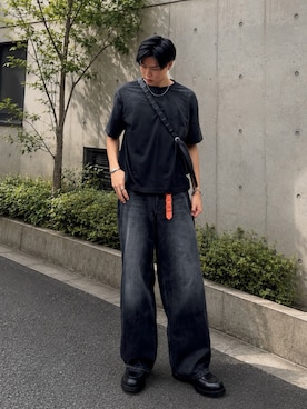 「KLEMAN（クレマン）のアイテム」を使った、桜介さん（メンズ・177cm）の夏コーディネート