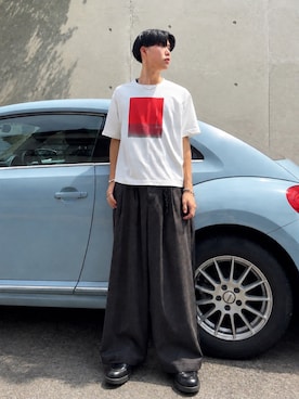 「アイテム（キーケース/キーアクセサリー）」を使った、Ousukeさん（メンズ・177cm）の秋コーディネート