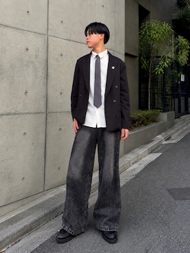 「KLEMAN（クレマン）のアイテム」を使った、Ousukeさん（メンズ・177cm）の秋コーディネート