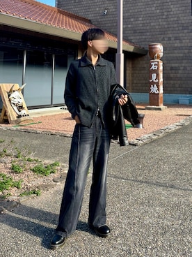 「高校生」｜桜介さん（メンズ・177cm）の春コーディネート