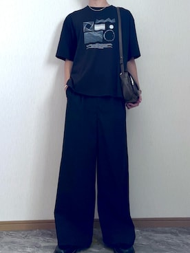 「アイテム（イヤーカフ）」を使った、桜さん（メンズ・177cm）の秋コーディネート