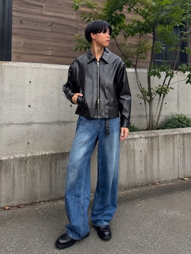 「KLEMAN（クレマン）のアイテム」を使った、Ousukeさん（メンズ・177cm）の秋コーディネート