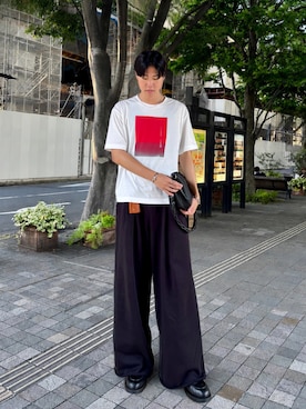 「KLEMAN（クレマン）のアイテム」を使った、桜介さん（メンズ・177cm）の夏コーディネート