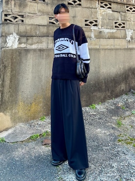 「SINSS（シンス）のアイテム（アクセサリー）」を使った、桜介さん（メンズ・177cm）の春コーディネート