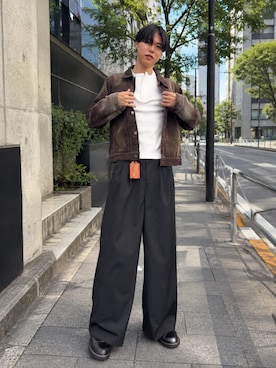 「GOLDY（ゴールディ）のアイテム」を使った、Ousukeさん（メンズ・177cm）の秋コーディネート
