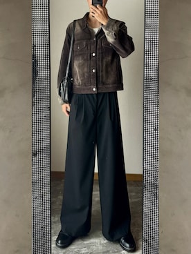 桜さん（骨格ナチュラル・メンズ・177cm）の冬コーディネート