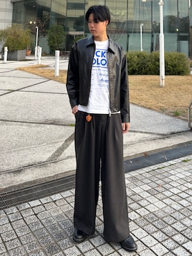 Seam line zip blouson / シームラインジップブルゾンを使った人気