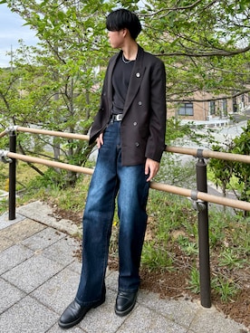 桜介さん(メンズ・177cm)の春コーディネート