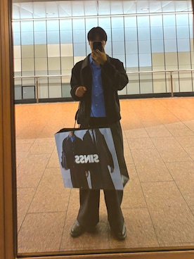 「アイテム（ブルゾン）」を使った、桜さん（メンズ・177cm・10代）の秋コーディネート