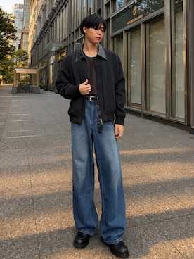 「KLEMAN（クレマン）のアイテム」を使った、Ousukeさん（メンズ・177cm）の秋コーディネート